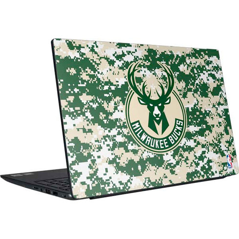 NBA Milwaukee Bucks Camo Digi Dell Vostro Skin